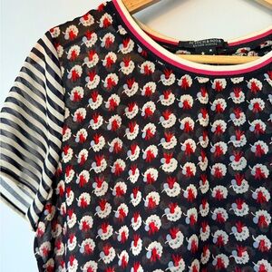 Scotch and Soda sheer top size 1